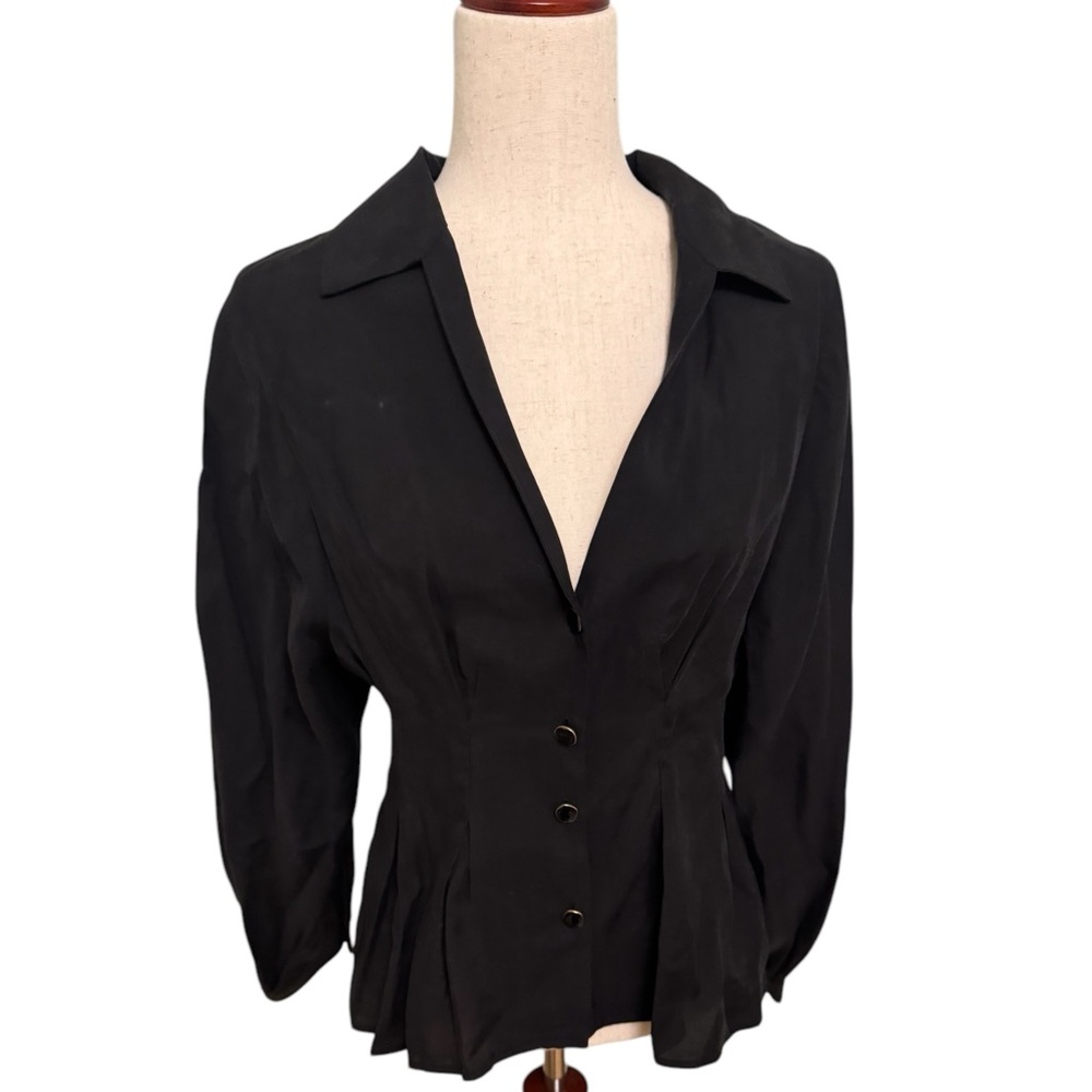 NWT Zara | Black button down | Sz M